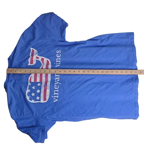 Vineyard Vines Blue Short Sleeve Tee Classic Fit. MED - Picture 7 of 7